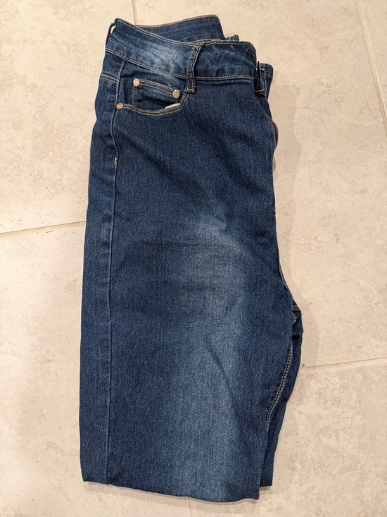u.w.j Denim - U. W. J Dark Blue white wash Denim Jeans